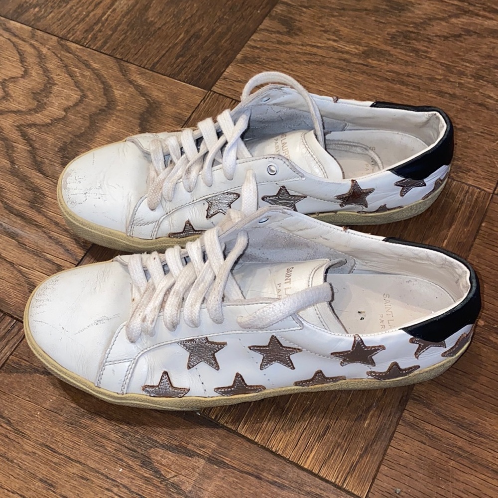 Vintage Saint Laurent court sneakers size 8